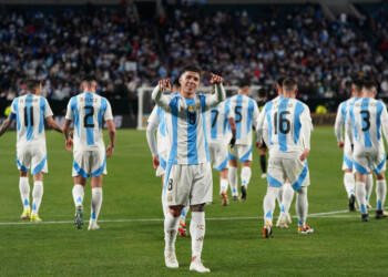 Sin Messi, Argentina goleó a El Salvador en Estados Unidos
