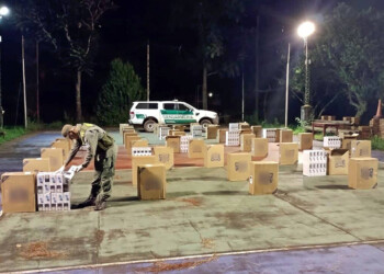 Gendarmería secuestró 25.000 paquetes de cigarrillos en Misiones