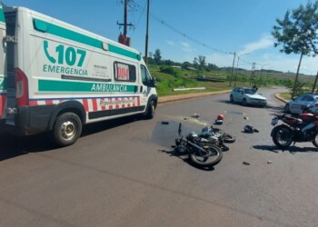 Choque entre motocicletas dejó como saldo cuatro heridos