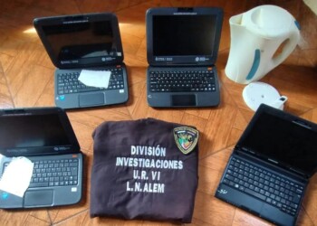 Un joven robó una docena de computadoras en una escuela de Caá-Yarí