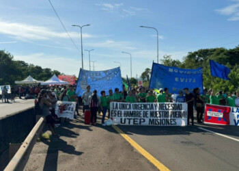 Piquetazo nacional: cortes y marchas se sintieron en localidades de Misiones