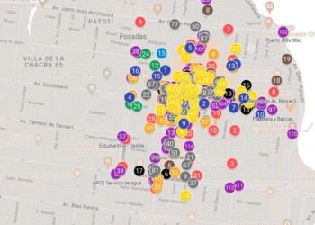 Volver al pasado: creó un mapa virtual de Posadas con más de 450 lugares típicos de los años 80 y 90