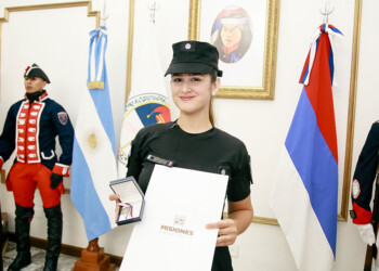 Policía misionera recibió la Medalla al Mérito por una excepcional acción