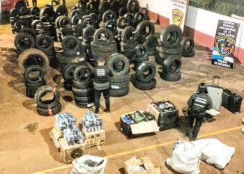 Nuevo golpe al contrabando de neumáticos en Misiones