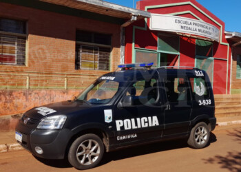 Robo y vandalismo en la Escuela 718 de Posadas