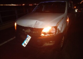 Susto y demoras en el puente Posadas-Encarnación por un choque en cadena