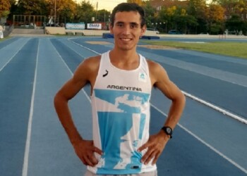 Atletismo: Agustín Da Silva quebró su propio récord