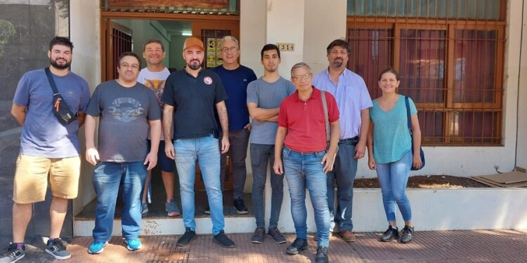 NUEVAS CARAS. Pintos Merlo encabeza la nueva comisión directiva, que buscará volcar el club a la sociedad.