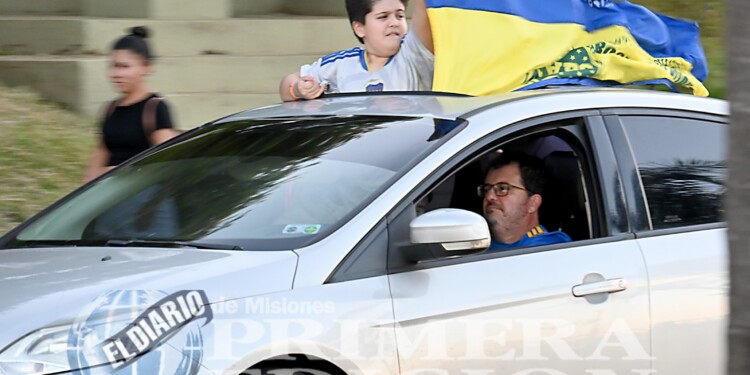 Los hinchas de Boca festejaron el triunfo ante River en la Costanera de Posadas: mirá las mejores fotos