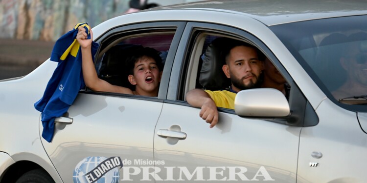 Los hinchas de Boca festejaron el triunfo ante River en la Costanera de Posadas: mirá las mejores fotos