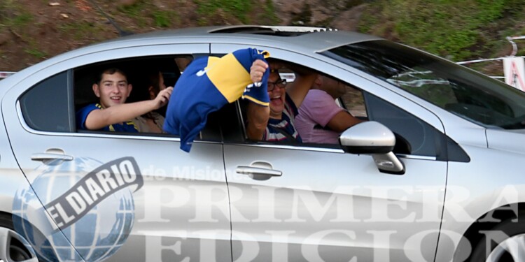 Los hinchas de Boca festejaron el triunfo ante River en la Costanera de Posadas: mirá las mejores fotos