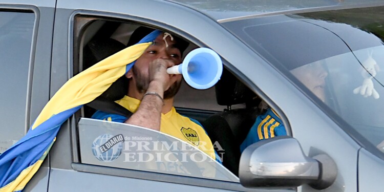 Los hinchas de Boca festejaron el triunfo ante River en la Costanera de Posadas: mirá las mejores fotos