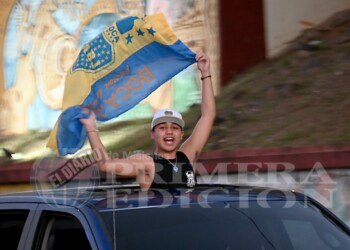 Los hinchas de Boca festejaron el triunfo ante River en la Costanera de Posadas: mirá las mejores fotos