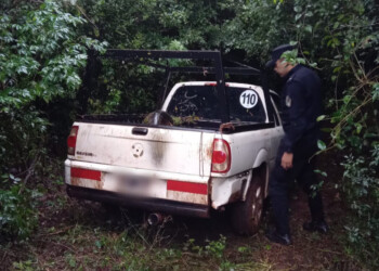 Robaron una camioneta y días después la abandonaron en el monte
