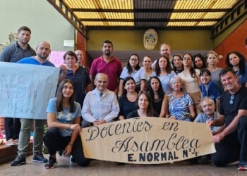 Docentes de la Zona Centro en pie de lucha por reclamos salariales