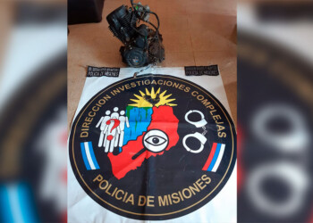 Garupá: descubren otro “aguantadero” y secuestran un motor de motocicleta