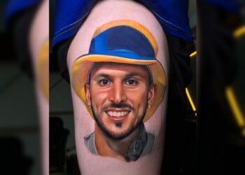 Misionero hizo un tatuaje de Darío Benedetto y se volvió viral