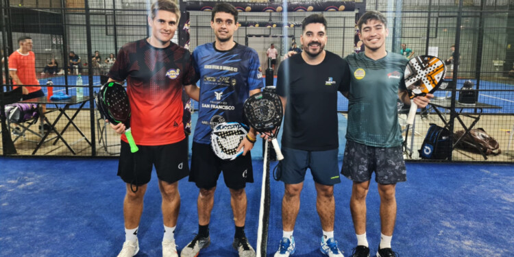 TRIUNFO. Hillebrand y Seidel vencieron a Machado y Satoca en Segunda. (Foto APM).