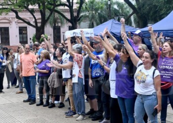 Paro docente y reclamo por mesa salarial en Misiones: “La adhesión fue altísima”