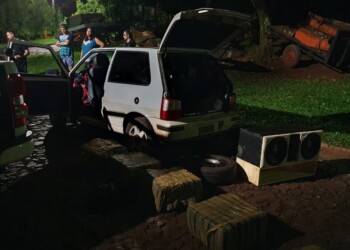 Tras persecución, atraparon a “narco” con casi 200 kilos de marihuana en Jardín América