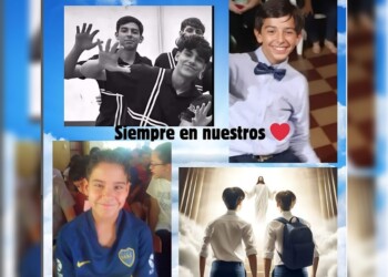 Docentes del Santa María se despidieron de Luca y Juan Cruz: “El vacío es enorme”