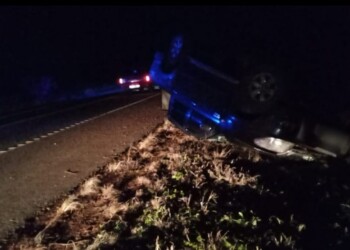 Joven automovilista falleció tras despistar y volcar sobre la ruta 14 en Campo Viera