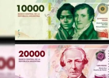 Confirmaron cuándo empezarán a circular los nuevos billetes de $10.000 y $20.000