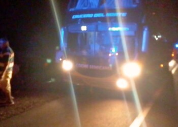Tragedia en la ruta 105: mecánico falleció mientras reparaba un colectivo