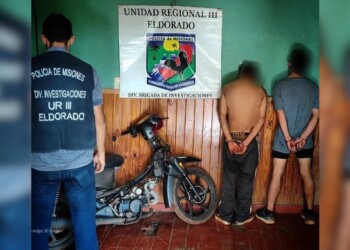 Detuvieron a banda de “robamotos” que operaba en la zona norte de Misiones