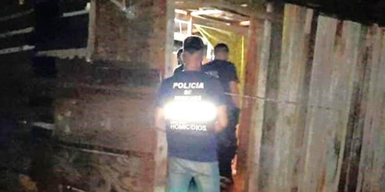 BUSCADO Y DETENIDO. En el paraje Santa Inés se escondió Rodríguez y fue descubierto veinte horas después del hecho.