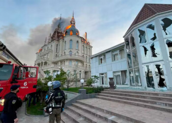 Rusia destruyó con misiles el “Castillo de Harry Potter” en Ucrania