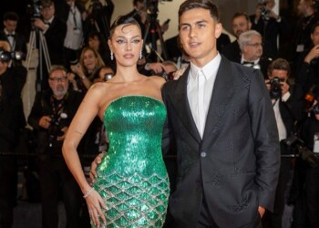 Oriana Sabatini deslumbró en la alfombra roja en Cannes junto a Paulo Dybala