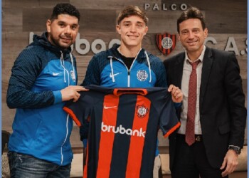 El misionero Santiago Sosa firmó su primer contrato profesional con San Lorenzo de Almagro
