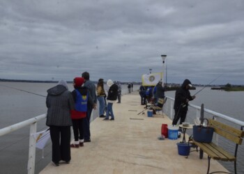 El intenso frío no frenó el entusiasmo de “Sentir la pesca”