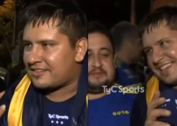 La historia del misionero hincha de River que fue a ver a Boca en Paraguay vestido con los colores xeneizes