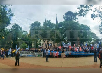 Paro nacional: distintas organizaciones sindicales marcharon en Posadas