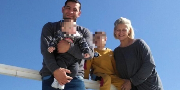 EL CRIMINAL JUNTO A LA VÍCTIMA. El prefecto Rafael Horacio Díaz (32) mató a balazos a su pareja, Sandra Natalia Almirón (34), y se suicidó en Dock Sud.