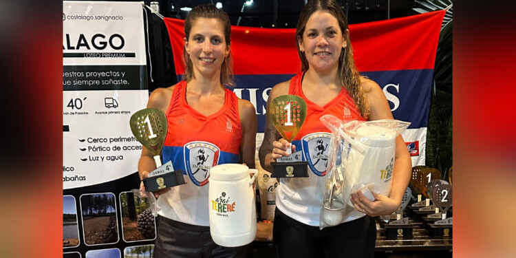 EN LO ALTO. Beck y Gómez Fauré se coronaron en la categoría Cuarta.