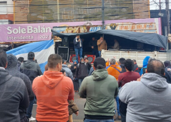 Acampe policial: el vocero Amarilla pidió más acompañamiento en el reclamo