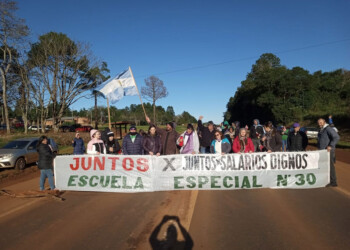 Nueva jornada de cortes de ruta y movilizaciones docentes en Misiones
