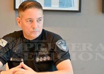 El jefe de la Policía Sandro Martínez anticipó cambios internos después del acampe policial