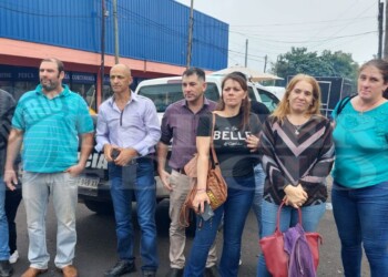 Productores tabacaleros dijeron presente en el acampe policial en Posadas