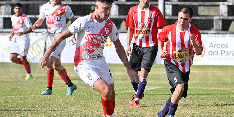 SIN PROBLEMAS. La Franja se lució en Villa Sarita con una goleada 5-1.