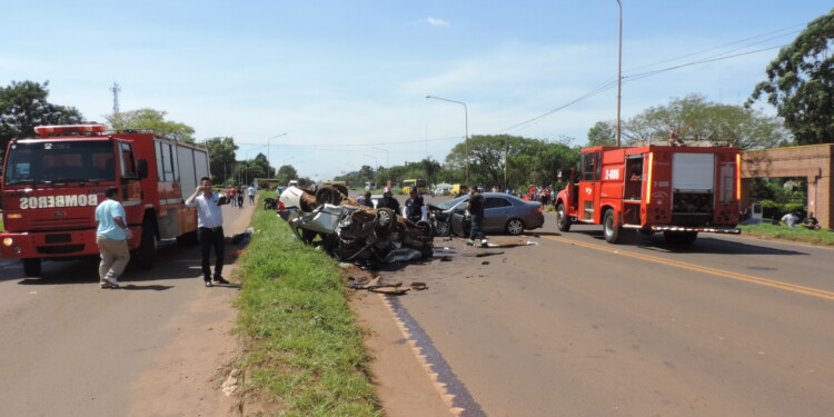 LA ESCENA. Fue sobre la exruta 12 y a la altura del Campus de la UNaM.