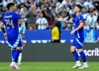 Argentina goleó a Guatemala en el último amistoso previo a la Copa América