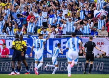 Argentina venció a Ecuador en el primer amistoso previo a la Copa América