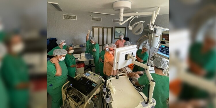 INNOVADOR. En el Madariaga fueron intervenidos con este tratamiento los primeros tres pacientes.