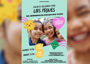 Eldorado: realizarán una colecta solidaria para “los peques del merendero de Zoraida”
