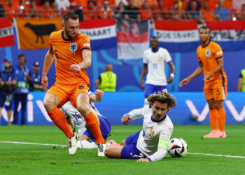 Francia y Países Bajos, el primer partido que terminó sin goles en la Eurocopa 2024