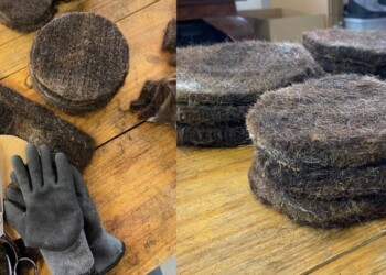 PyME recicla pelo y realiza alfombras que optimizan el riego